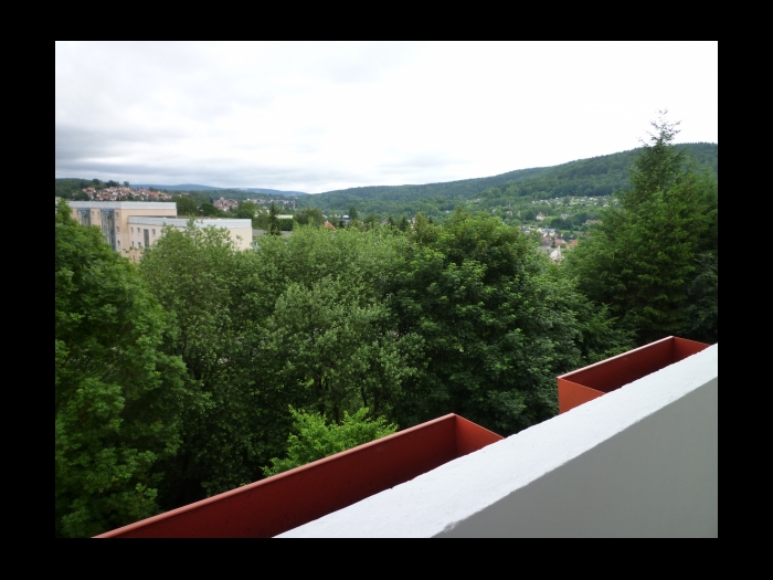 Blick vom Balkon